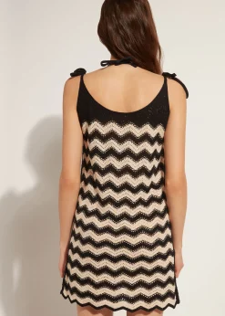 Chevron Pattern Crochet Dress
