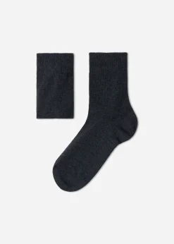 Children's Short Cotton Socks With Fresh Feet Breathable Material