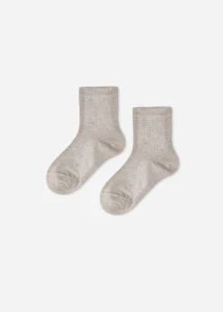 Newborn Short Socks With Cashmere