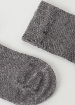 Newborn Short Socks With Cashmere